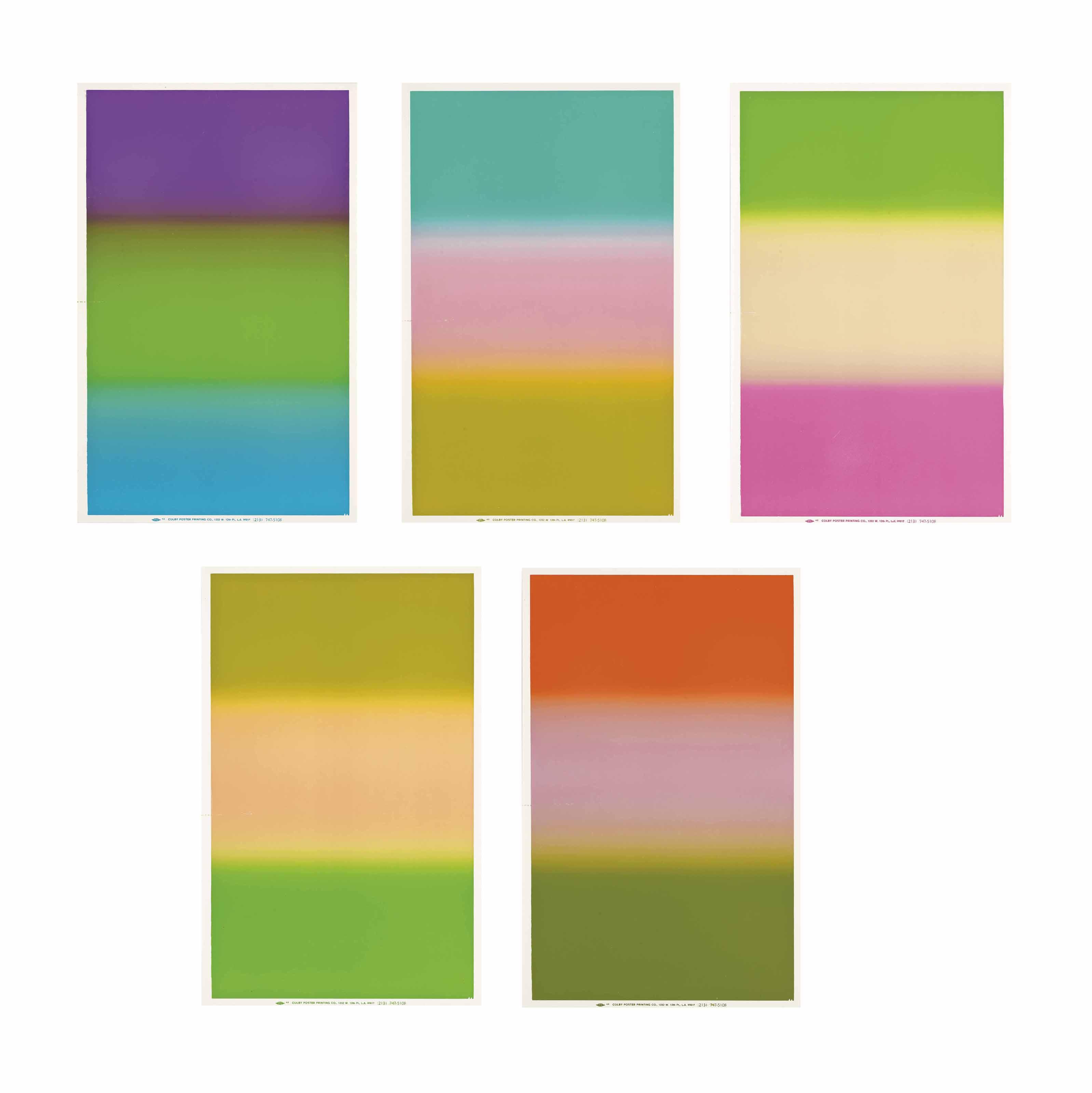 Peter Coffin - Untitled (Designs for Colby Poster Co., Nico Wallays set)