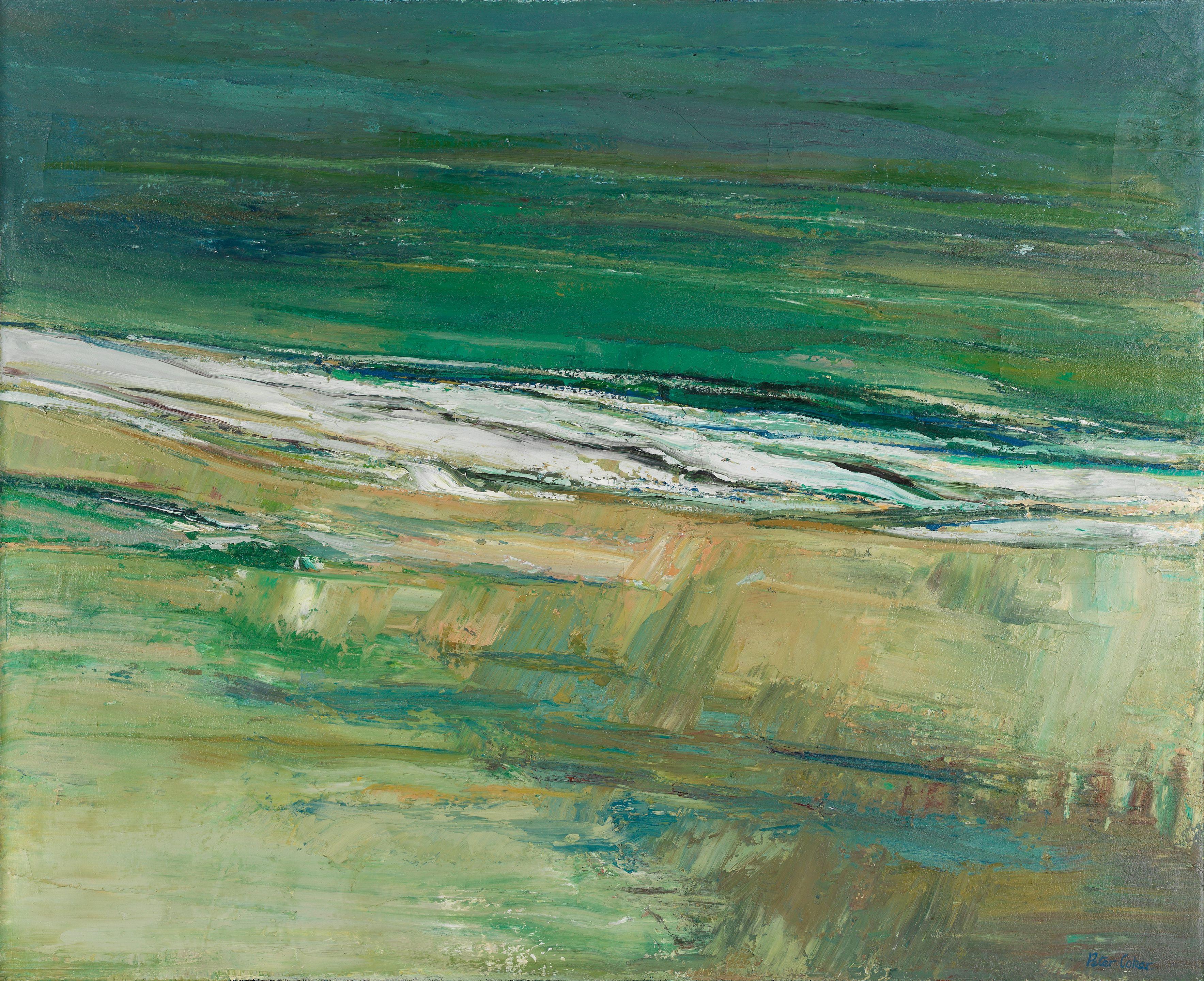 Peter Coker R.A. - Evening Seashore