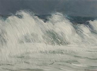 Peter Coker, R.A. - High Seas At Aldeburgh, Suffolk, No.2