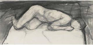Peter Coker, R.A. - Reclining Nude