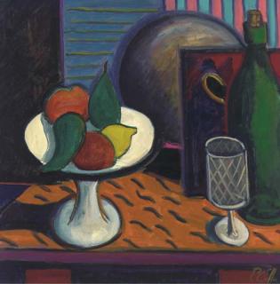 Peter Collis, R.H.A. - Still life with fruit