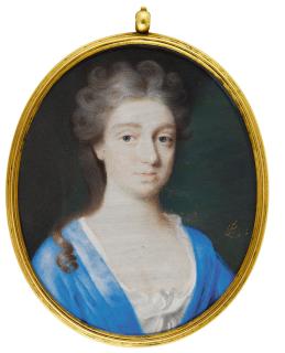 Peter Cross - Portrait Of A Lady, Traditionally Identified As Lady Cholmondeley, Circa 1700