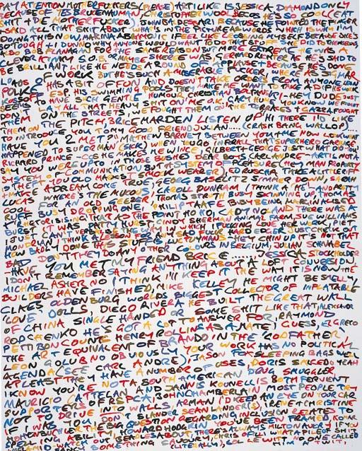Peter Davies - Text Painting (Pay Attention)