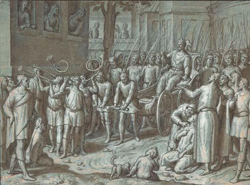 Peter De Kempeneer - The triumph of a ruler in the streets of a city