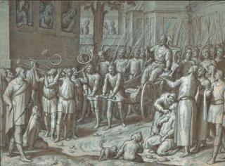 Peter De Kempeneer - The triumph of a ruler in the streets of a city