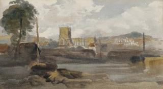 Peter de Wint, O.W.S. - Bristol Cathedral from the south