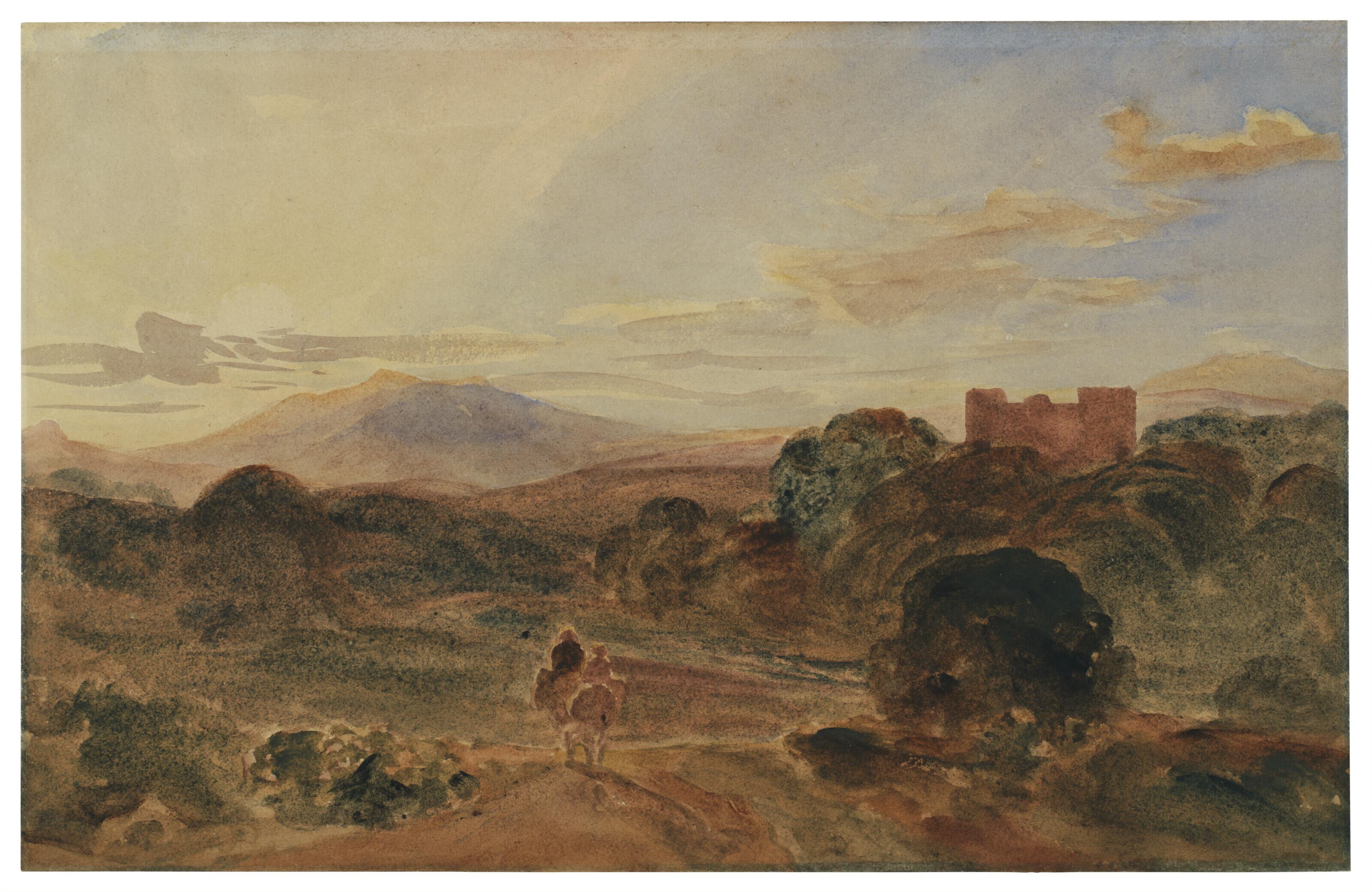 Peter De Wint, O.W.S. - Dacre Castle, near Penrith, Cumberland