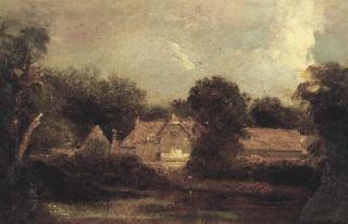 Peter de Wint, O.W.S. - Landscape with farm buildings