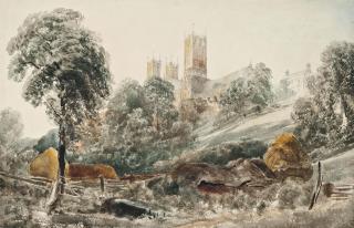 Peter de Wint, O.W.S. - Lincoln Cathedral from the South East