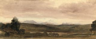 Peter de Wint, O.W.S. - Looking Towards Langdale