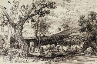 Peter de Wint, O.W.S. - Study For Elijah