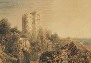 Peter De Wint, O.W.S. - View of Lympne Castle, Kent