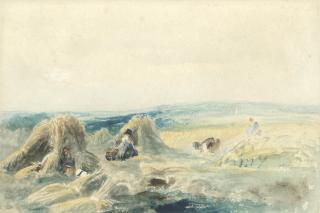 Peter De Wint, OWS - Cornfield Near Tring