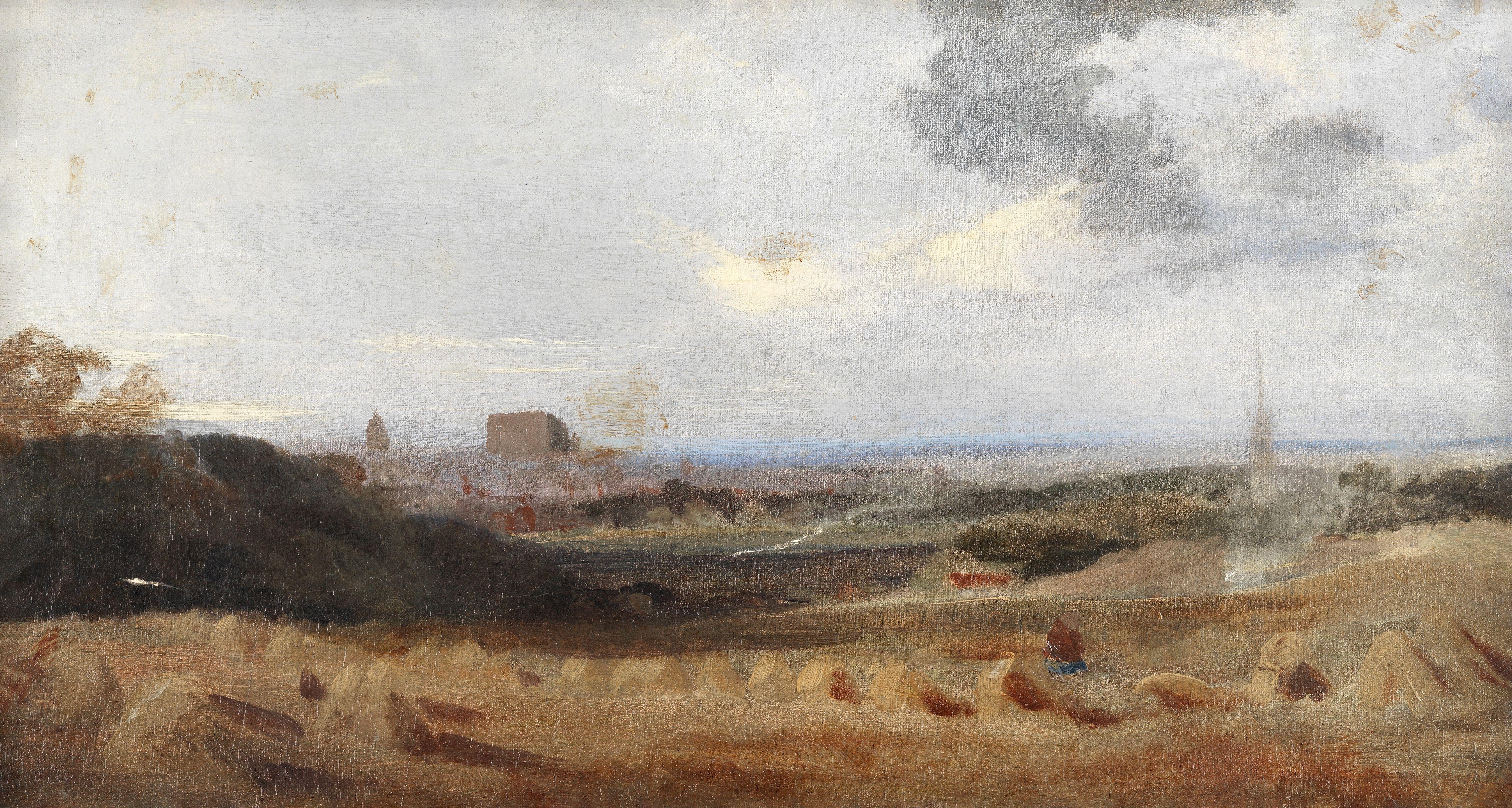 Peter De Wint, OWS - Harvest Landscape