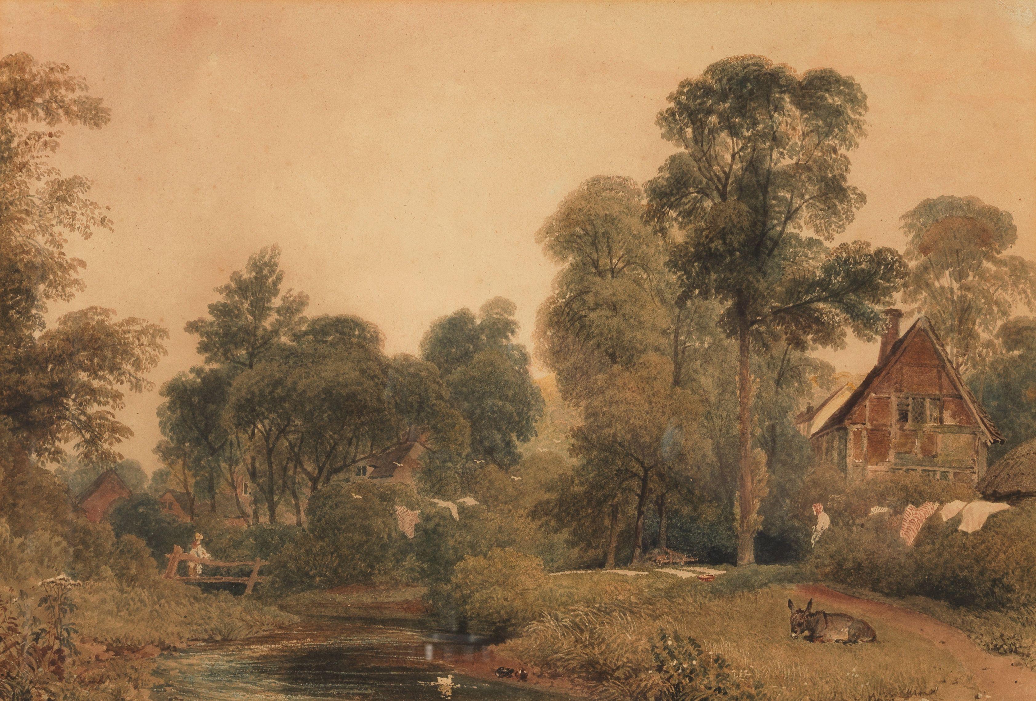 Peter De Wint, OWS - Washing day