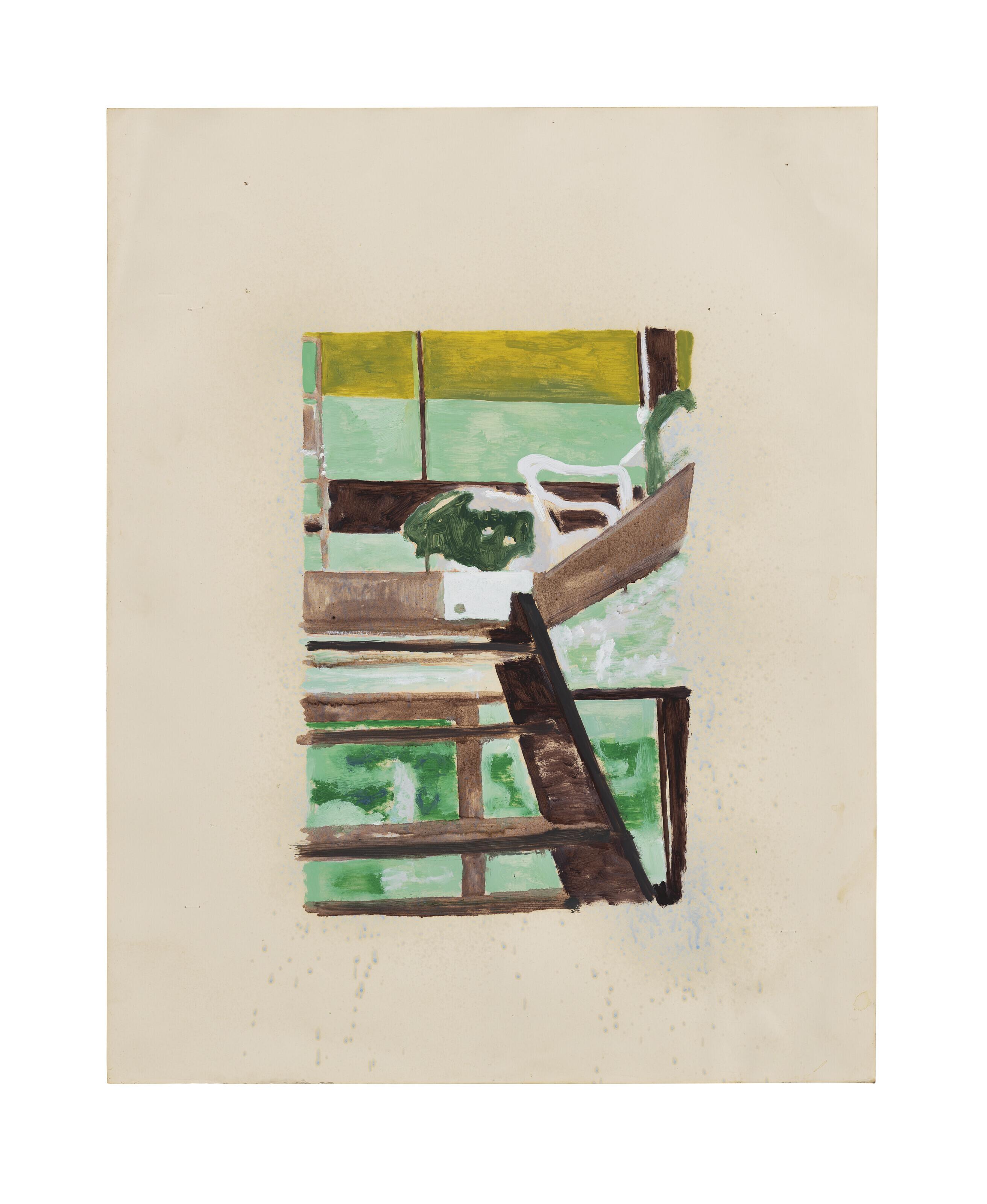 Peter Doig - Briey Interior - Unité d\'habitation