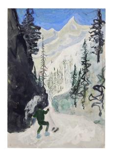 Peter Doig - Couloir 1 (D1-1), from Zermatt