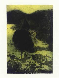 Peter Doig - Figure in a Mountain Landscape