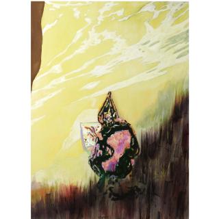 Peter Doig - Figure In Mountain Landscape (Cave Painting)