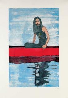 Peter Doig - One plate, from 100 Years Ago