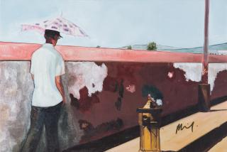 Peter Doig - Plakat: Ohne Titel (Man walking).