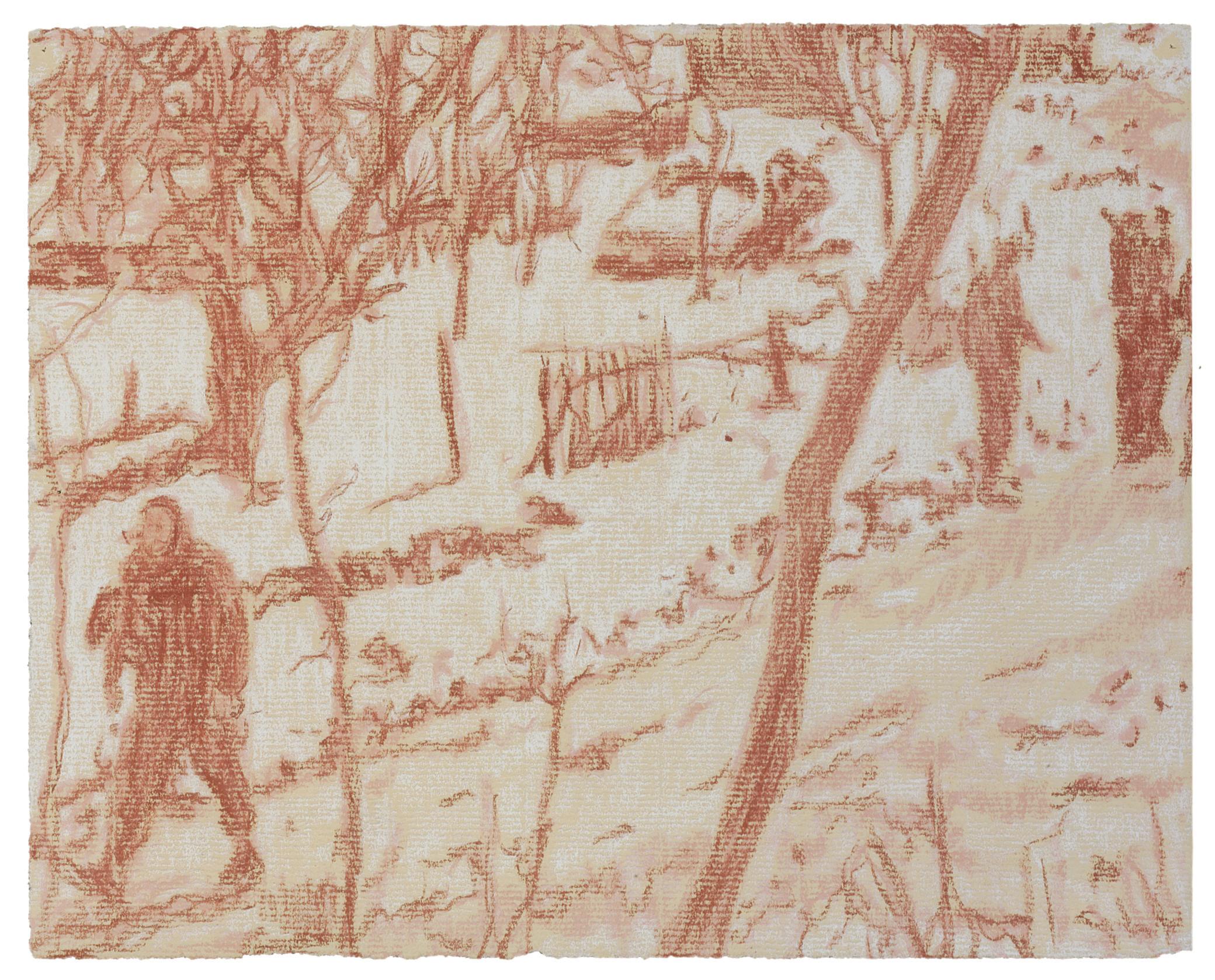 Peter Doig - Red House Figures II