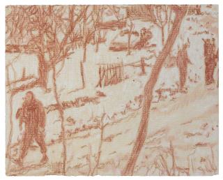 Peter Doig - Red House Figures II