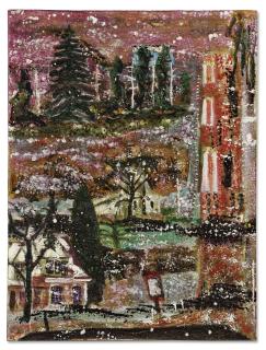 Peter Doig - Some Houses on Iron Hill