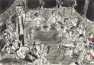 Peter Doig - Theatre dressing room