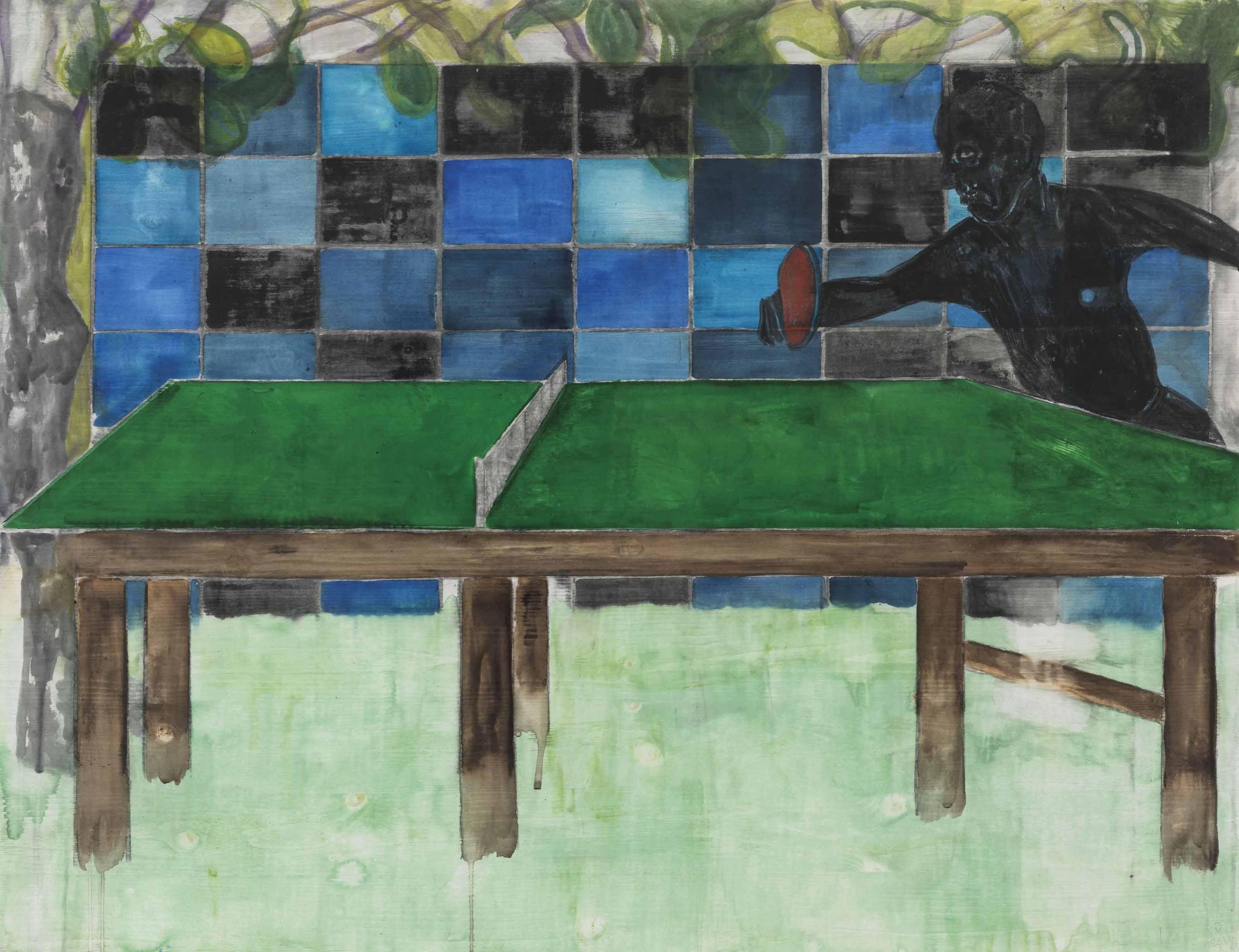 Peter Doig - Untitled, Ping Pong Player