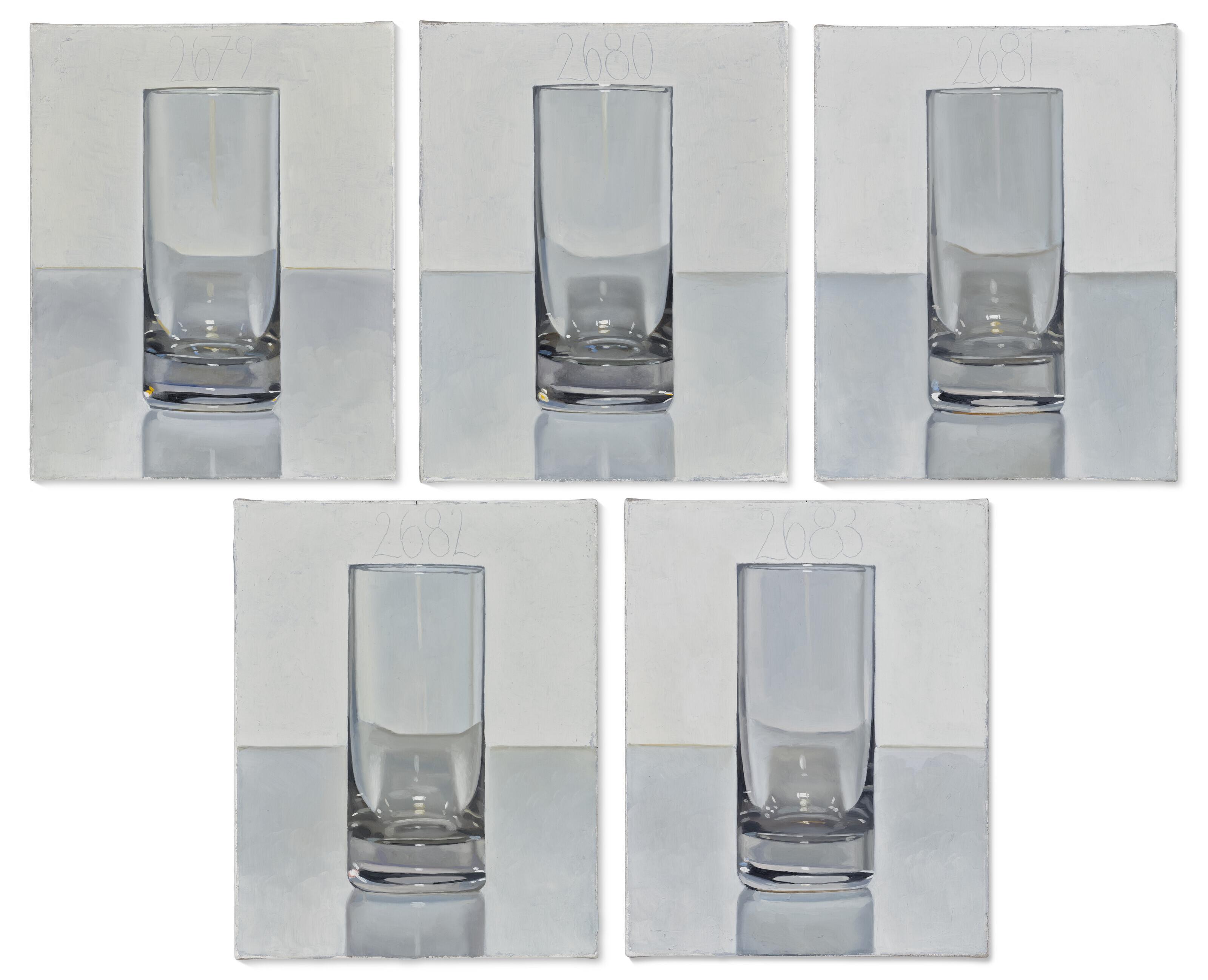 Peter Dreher - Nrs. 2679, 2680, 2681, 2682 and 2683: Tag guter Tag