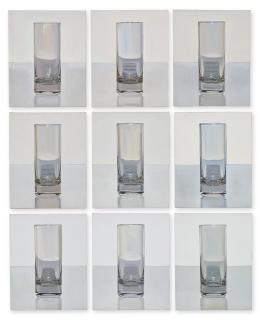 Peter Dreher - Tag um Tag guter Tag (Day by Day Good Day), Nr. 1135 (Day); Nr. 1461 (Night); Nr. 1517 (Night); Nr. 1519 (Night); Nr. 1529 (Night); Nr. 1533 (Night); Nr. 1597 (Night); Nr. 1599 (Night); Nr. 1606 (Night) [Nine Works]