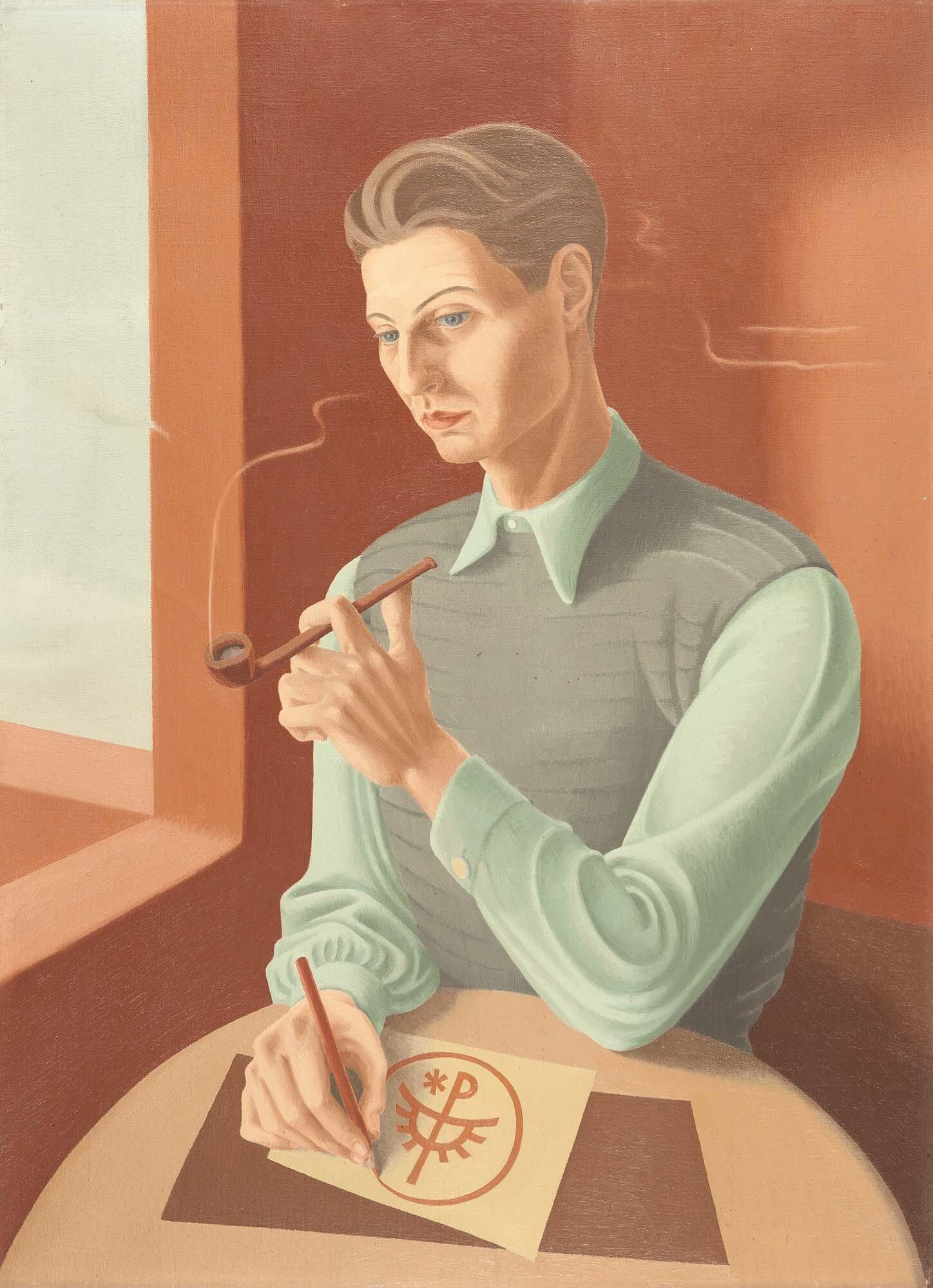 Peter Dülberg - „Selbstbildnis II“.