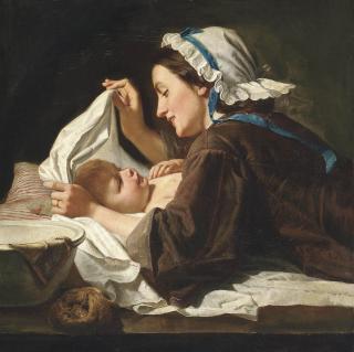 Peter Fendi - Mother and Child