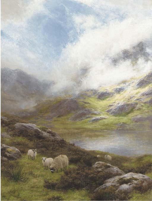 Peter Graham, R.A. - As sunshine cleareth mist away