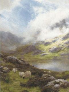 Peter Graham, R.A. - As sunshine cleareth mist away