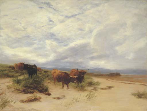 Peter Graham, R.A. - Down from the hills