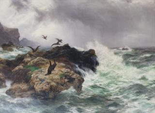 Peter Graham RA HRSA - Where Only Seabirds Roam