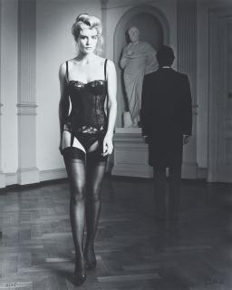 Peter H. Fürst - Danielle in schwarzen Dessous. Hommage à Anton Räderscheidt