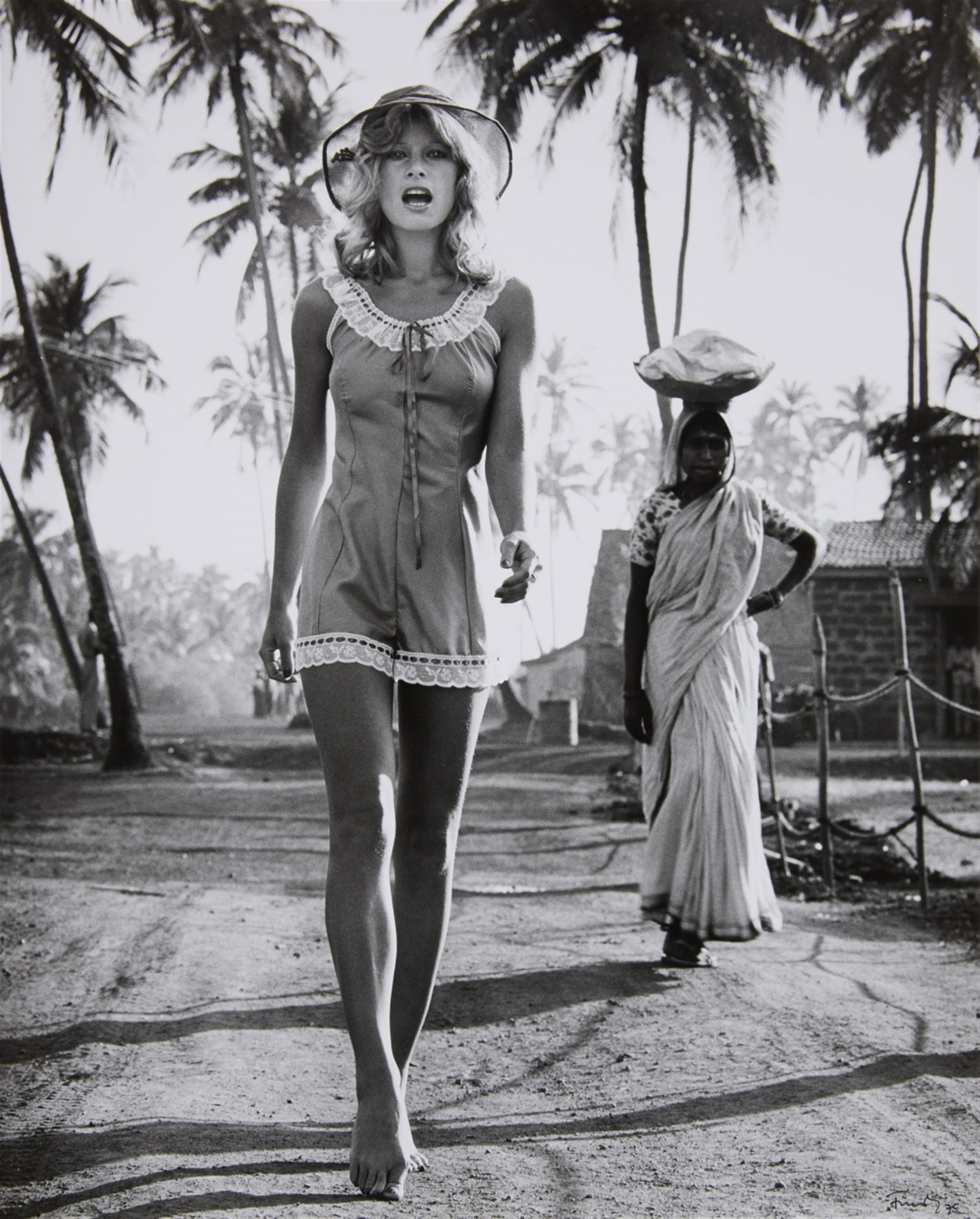 Peter H. Fürst - Gaby in Goa (Indien)