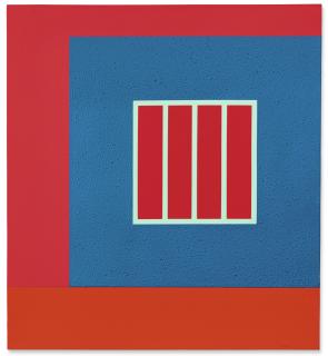 Peter Halley - Blue Prison