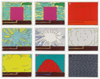 Peter Halley - Exploding Cell