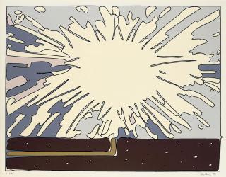 Peter Halley - Exploding Cell