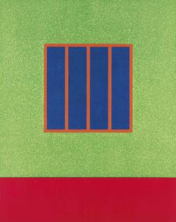 Peter Halley - Green Prison