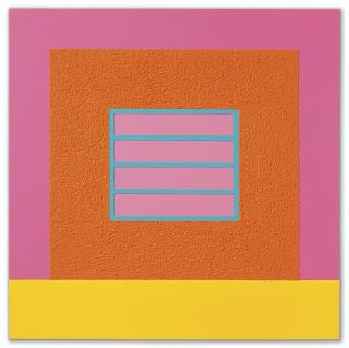 Peter Halley - Orange Prison