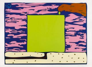 Peter Halley - Prison with conduit