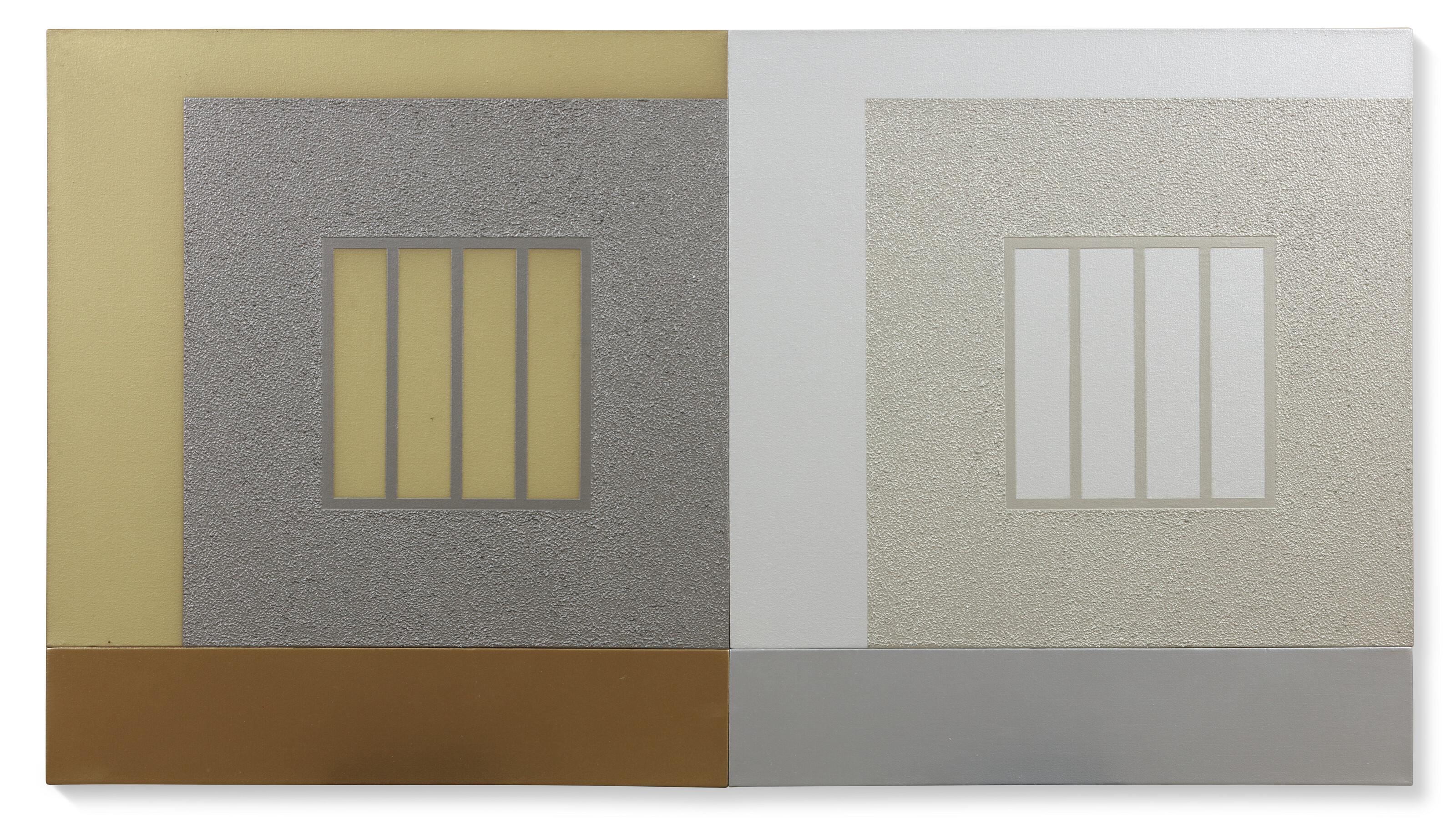 Peter Halley - Two Prisons