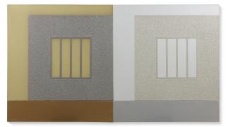 Peter Halley - Two Prisons