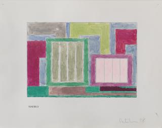 Peter Halley - Untitled (10/6/98.3)