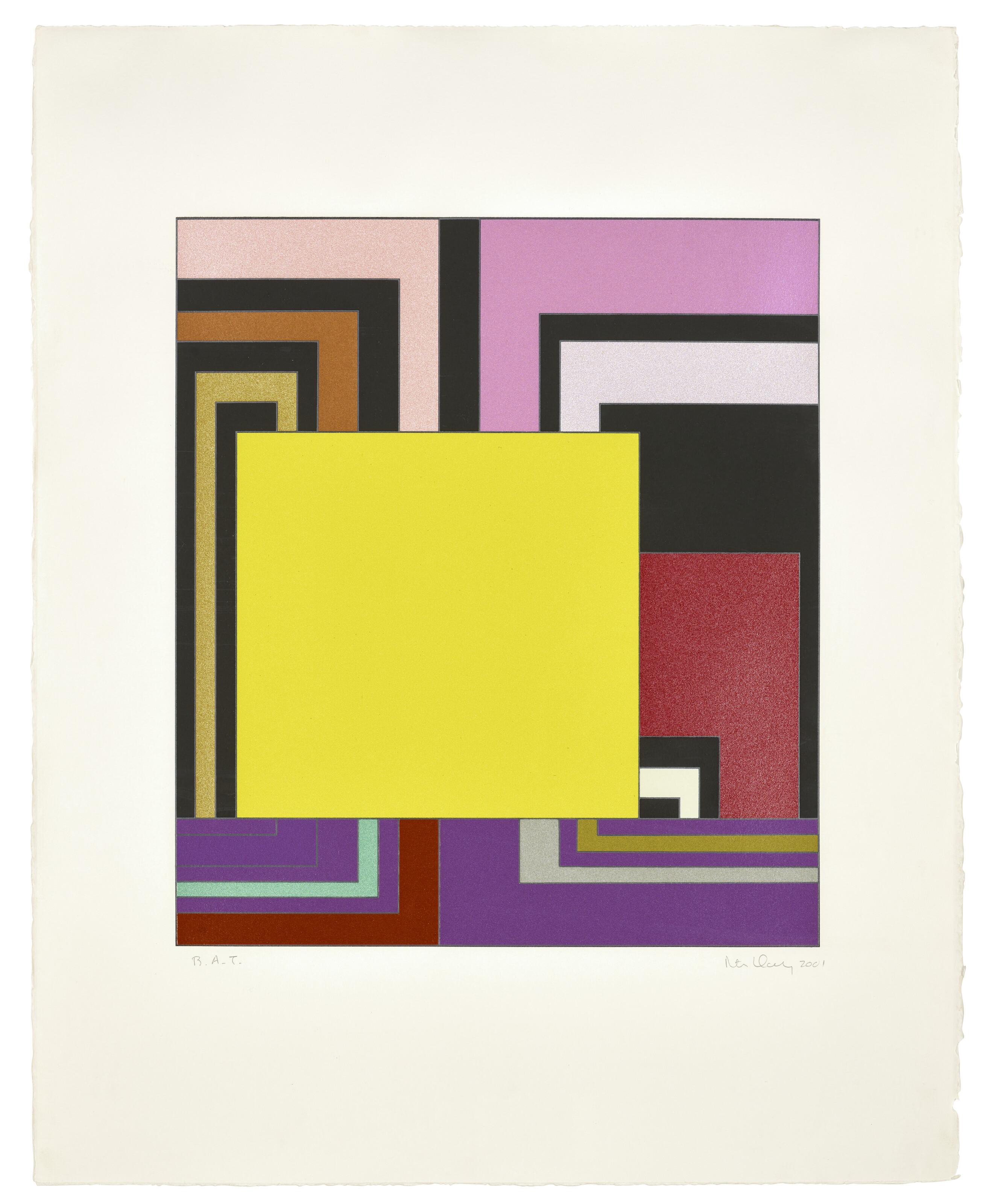 Peter Halley - Untitled Cell